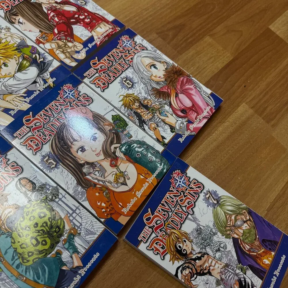 The Seven Deadly Sins Complete Manga Book Comic Box Set Vol 1 by Nakaba Suzuki